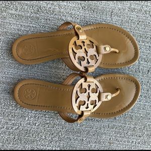 Tory Burch patent leather sandals
